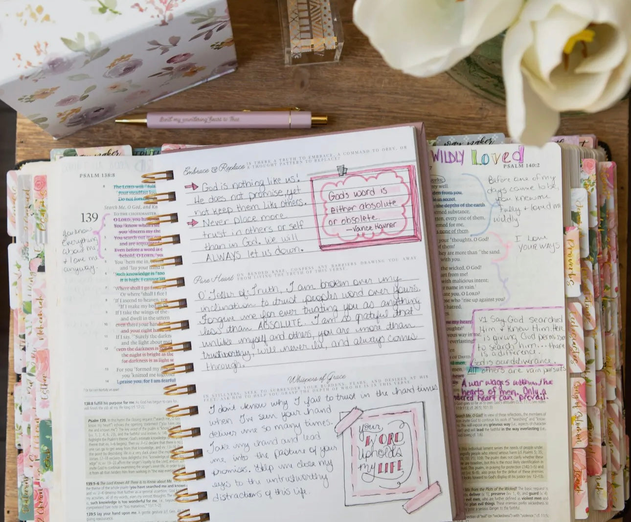 Prayer Journal Set with 4 Pen