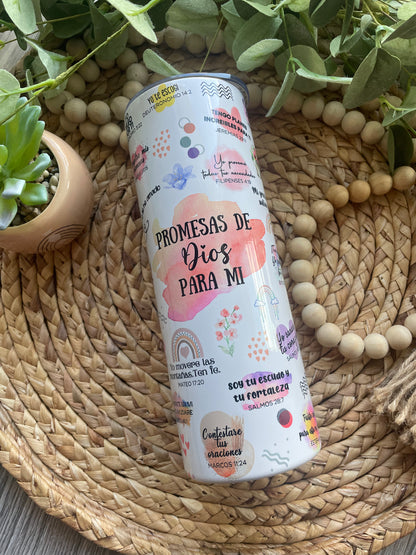 Promesas de Dios Tumbler